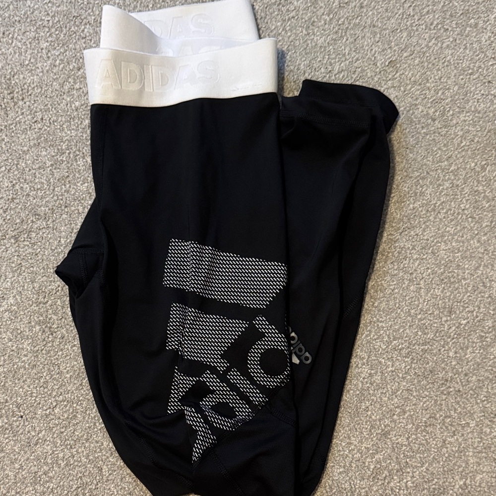 Adidas womens  Black and White Leggings